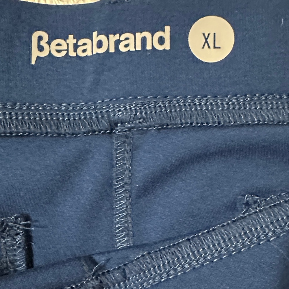 Betabrand Blue Cosmo Crop Trousers - Picture 2 of 7